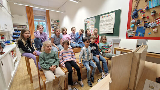 Gruppenfoto vom Workshop 4 (Die Botschaft des Wassers).